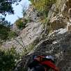 Nuevo paso vertical previo al paso expuesto / Roc de la Coma d