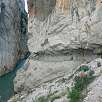 Cuando el pantano de Canelles está lleno este camino queda debajo del agua (ver siguiente fotografía) / Congost de Mont-rebei 
