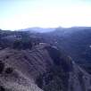 Vista de la parte baja del Cortins / Els Cortins y el Montcau 