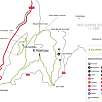 Croquis de la ruta / Els Cortins y el Montcau 