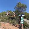 Desvío a la izquierda tomamos el GR-172 / Cresta del Serrat de la Foradada 