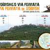 Croquis oficial de la vía ferrata de Sobrón / Cresta Sobrón 
