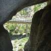 Silueta de la boca de la cueva (© Montes para todos) / Cueva San Climén 