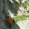 Cornisa equipada (© Montes para todos) / Cueva San Climén 