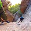 Segundo resalte -cascada equipada con presas- / Canal de las Damas 