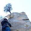 Paso aéreo pero no desplomado. La ferrata se empieza a animar / Sant Vicenç d