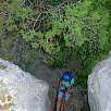 Primer rapel del Barranco de la Virgen / Espolón de la Virgen 