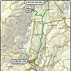 Aproximación desde Formiche Alto (© Jose Bolumar | Fuente del mapa base: elrefugioalpino.blogspot.com) / Estrechos de la Hoz 