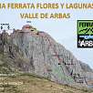 Croquis oficial de la vía ferrata (Naturocio) / Flores y Lagunas Valle de Arbas 