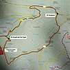 Croquis de la situación del paso equipado en la vuelta a Malanyeu / El Graell de Cal Pigot 