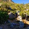 Indicadores detrás de la Ermita de Sant Joan de Codolar / Grau dels Tres Esglaons 