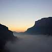 La niebla sobre el río Segre y Camarasa / La Selva | Camarasa 