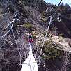 Largo puente que inicia la ferrata / Llo | Les Escaldilles 