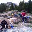 Descansando en el mirador del Roc de Quer / Canal de la Mora 