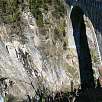 Vista del Puente Napoleón y pared por la que se desarolla la Vía ferrata / Pont Napoleon 