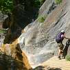 Inicio de la ferrata en el barranco de Segudet / Creu del Noral  