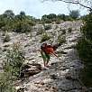 Todavía debemos descender por un empinado tramo equipado hasta el barranco de San Martín / San Martín de la Bal d