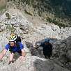 En el camino de subida nos esperan tramos de trepada fácil / Pedraforca | Cima del Calderer 