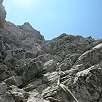 Un cinta desgastada en el paso más delicado / Pedraforca | Cima del Calderer 