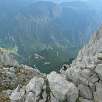 Vista del estacionamiento desde la cima del Pedraforca -unos 1000 metros de desnivel- / Pedraforca | Cima del Calderer 