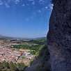 Desde la cornisa ya disfrutamos de buenas vistas de Graus / Peña del Morral | Graus 