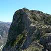 Continuamos por la cresta con los Mallos de Riglos cada vez más a la vista / Peña Rueba 