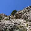 Tramo de salida de la ferrata de la Mora - Sur / Peña Rueba 