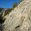 Inicio de la vía (© Montañismo para todos) / Pico Sant Cugat 
