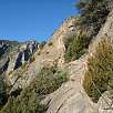 Tramo clave de la vía (© Montañismo para todos) / Pico Sant Cugat 