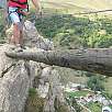 Con este tronco se cierra la vía ferrata de Saint-Pierre / Rocher Saint Pierre 1 
