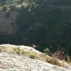 Salida de la vía. Atrás podemos ver el sendero que continua hasta Canalda / Puig Arnau Canalda 