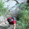 Iniciando el tramo más vertical / Puigsacalm | Ganxos y la Fosca 