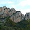 Vista de toda la pared por dónde transcurre la ferrata / Regina de Peramola 