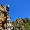 Tramo final de la vía ferrata / Roca de la Creu | Castell de Segura 