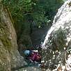 Escalera fija en el descenso / Riglos | Cubilillo os Fils 