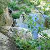 Paso lateral junto al salto de agua / Gorges de Salenys 