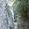 Última cuerda de la canal de l´Hort del Malany antes de la cadena vertical / Salt de la Nina 