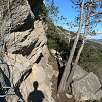 Segundo inicio de la vía ferrata- más vertical- / Saltant de l