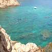Grupo de bañistas haciendo snorkel / Cala del Molí 