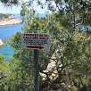 Llegada del segundo escape -la vía se inicia a la derecha- / Cala del Molí 