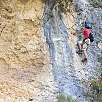 Inicio del segundo tramo con presas de escalada / Sant Martí Sarroca 