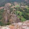 Vista general del recorrido de la vía ferrata desde el mirador de Peñallana / Socastillo 