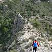 Saliendo de la vía ferrata hacia -Les voltes de la Llena- / Tormo de la Margarida 