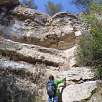Clavijas en el -Cingle de Sota el Coll- (entre turons) / Torrent dels Abadals 