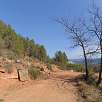 En esta curva cerrada dejamos la pista principal / Torrent dels Abadals 