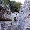 Cuarto y último resalte equipado con cuerda anudada / Torrent del Pont 