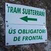 Entrada al tramo subterráneo / Venes de Rojalons 