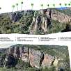 Pared principal y panorámica de las nuevas pasarelas / Blog · Ampliación de las pasarelas del Vero 