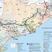Croquis de la ruta y variantes (© Turisme de Catalunya) / Blog · El camí de Sant Jaume 