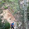 Entrando al segundo torrente equipado con cuerda / Blog · Integral de los Ecos | Montserrat 